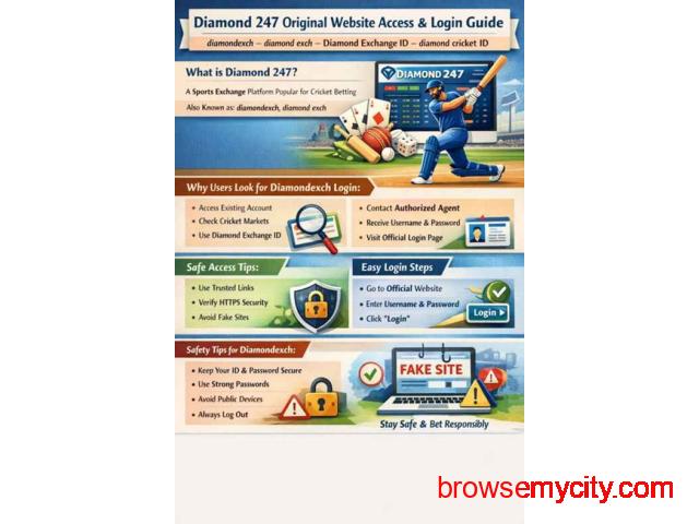 Diamond 247 Original Website Access - Easy Sign In Procedure - 1/1