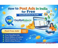 How to Post Ads in India for Free – ClassifiedIndus.in Guide