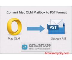 Convert Mac OLM Mailbox to PST Format