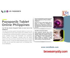Pazopanib Tablet Online Quezon Philippines