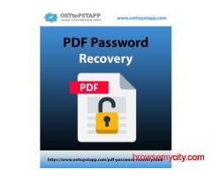 Freeware PDF Password Recovery Software