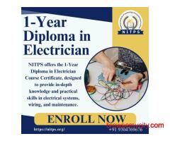 Diploma in Electrician Certificate – 12 Months Course by NITPS