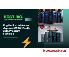 Buy Dedicated Server Japan at $260/Month with Premium Features