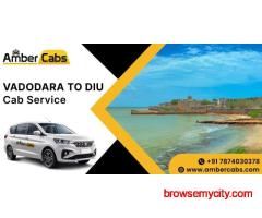 Vadodara to Diu Cab Service – Convenient & Reliable Taxi Travel
