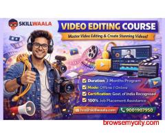 Free Video Editing Training Program by Skillwaala with Certification Support