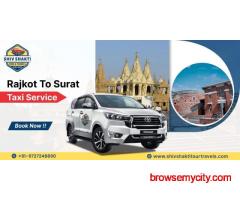 Rajkot to Surat Taxi Service - One Way & Round Trip Cabs Available
