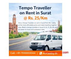 Best Tempo Traveller on Rent in Surat for Group Trips