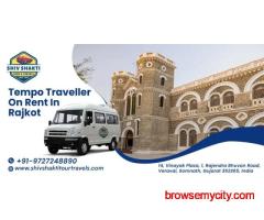 Tempo Traveller on Rent in Rajkot – Affordable & Comfortable Travel