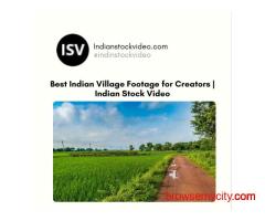 Indian Village Footage | Indian stock video