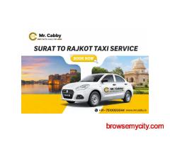 Best Cab Options under Surat to Rajkot Taxi Service