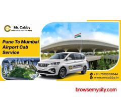 Book Pune to Mumbai Airport Cab Service From Just Rs. 12/Km