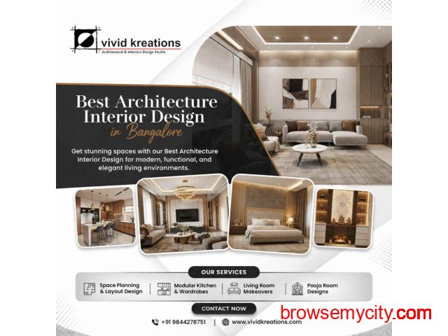 Best Architecture Interior Design in Bangalore | Best Architecture Design Company in Bangalore - 1/1