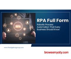 What Is the Full Form of RPA and How Does It Work?