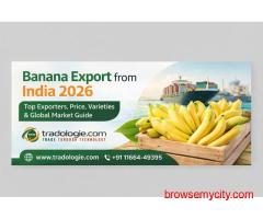 Banana Export from India 2026 | Top Exporters, Price, Varieties