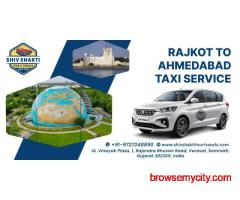 Rajkot to Ahmedabad Taxi Service - Professional Drivers