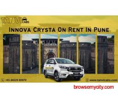 Innova Crysta On Rent in Pune - Tanvi Cabs