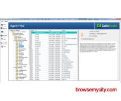 Separate Large PST Files with GainTools Software