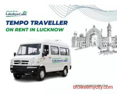 Tempo Traveller on Rent in Lucknow for Wedding & Events | Lakshya Cabs