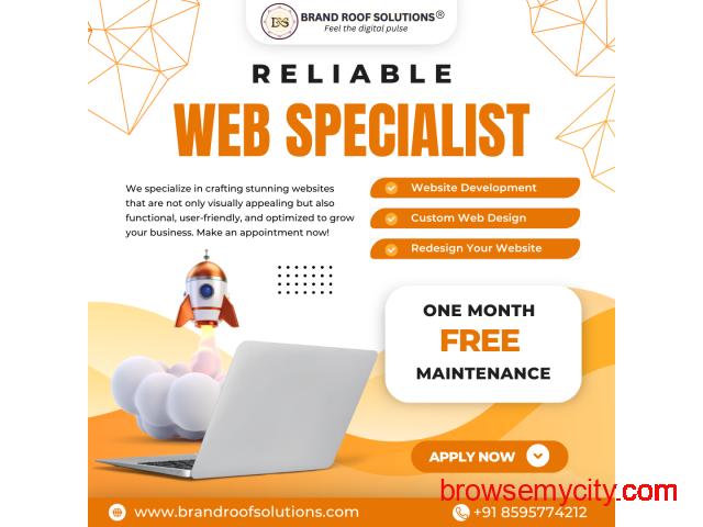 Top Website Designing and Digital Marketing Services Agency in Delhi | Brand Roof Solutions - 1/1