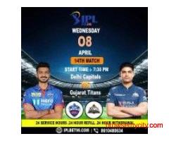 Cricket ID for IPL 2026 DC vs GT Match with Real-Time Updates