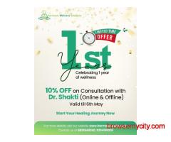 Celebrate 1 Year of Wellness with Dr. Shakti at Harmonix Wellness – Get 10% OFF!