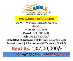 1+1 Room with 2 Terrace for Sale in Gorai 1