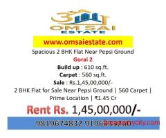 Spacious 2 BHK Flat for Sale in Gorai 2 – 610 Sq.ft. Built-Up