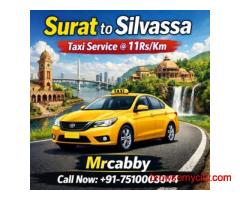 Book Mrcabby Surat to Silvassa Taxi at the Best Price