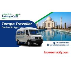 Tempo Traveller on Rent in Agra – Family & Group Tours Made Easy