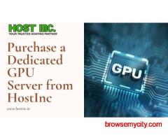 Purchase a Dedicated GPU Server from HostInc