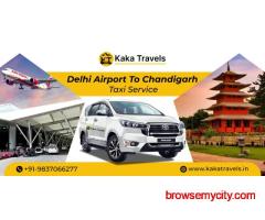 Delhi Airport to Chandigarh Taxi Service