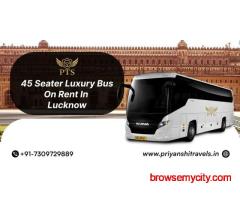 45 Seater Bus on Rent in Lucknow | Spacious & Comfortable Ride