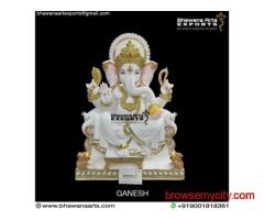 Artistic Marble Ganesh Murti Manufacturer – Fine Detailing