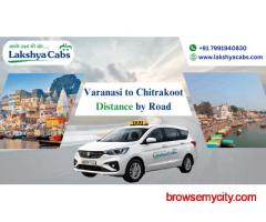 Heading: Varanasi to Chitrakoot Distance – Book Reliable Taxi with Lakshya Cabs