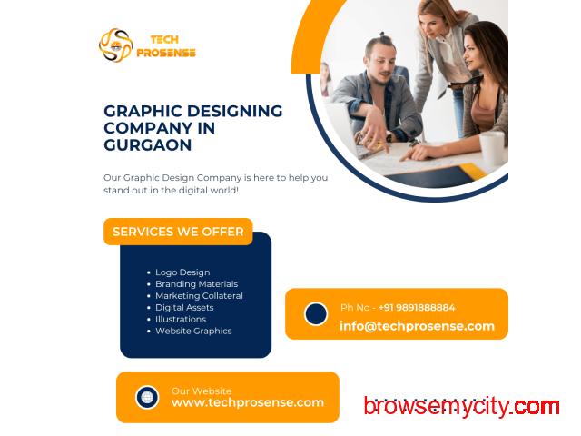 Best Graphic Designing Company in Gurgaon for Creative Branding | Tech Prosense - 1/1