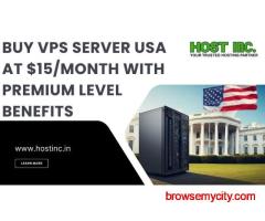 Buy VPS Server USA at $15/Month with Premium Level Benefits