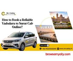 Book Vadodara to Surat Cab fare @ Rs. 12/Km