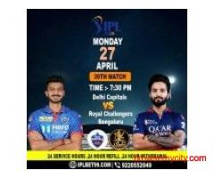 Online Cricket ID Access for IPL Match DC vs RCB 2026 Live Commentary Today Delhi Stadium