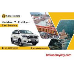 Haridwar to Rishikesh Taxi Service at Best Price