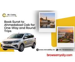 Surat to Ahmedabad Cab @ Rs. 12/Km - Mr. Cabby