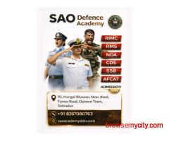 SAO Defence Academy - Best NDA, CDS, AFCAT, RIMC, RMS, Coaching In Dehradun