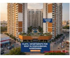 Flats / Apartments for Rent in Sindhubhavan, Ahmedabad | Addressbox.com