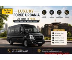 Luxury Force Urbania on Rent in Pune | Rs 30/km | Book Now