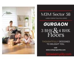 Secure Gated Living at M3M Sector 58 Gurgaon