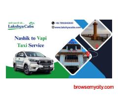 Nashik to Vapi Taxi Service for One Way & Round Trip Rides