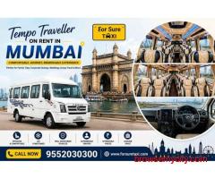 Tempo Traveller on Rent in Mumbai | 9, 12, 17, 20 Seater Booking