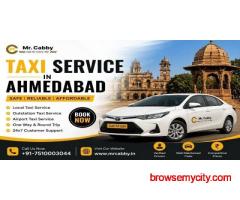 Taxi Service in Ahmedabad for Local and Outstation Trips