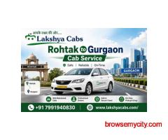 Rohtak to Gurgaon Cabs – Doorstep Pickup & Drop Facility