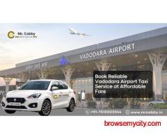 Book Vadodara Airport Taxi Service @ Rs. 12/Km