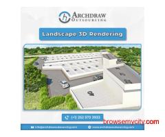 Photorealistic 3D Landscape Rendering Services for Real Estate & Architects